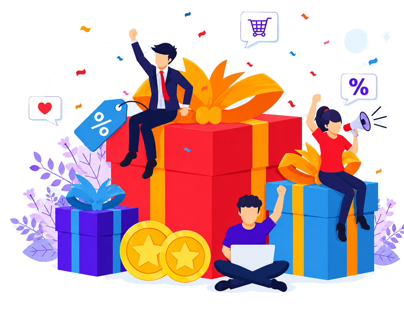 Reward and incentive illustration
